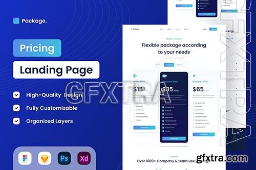 Pricing Landing Page - UI Design WGVAJBZ