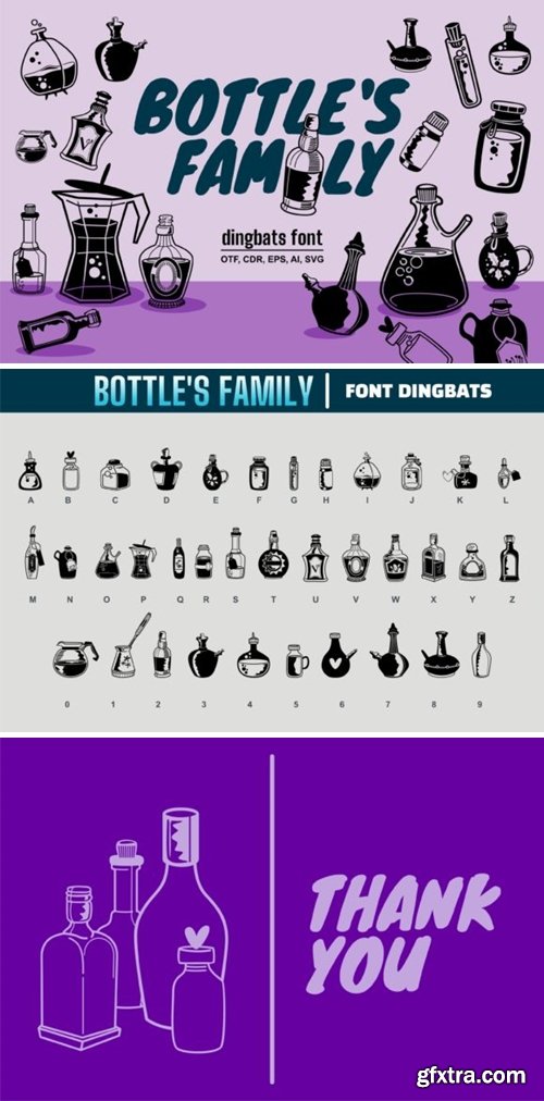 Bottle\'s Family Font