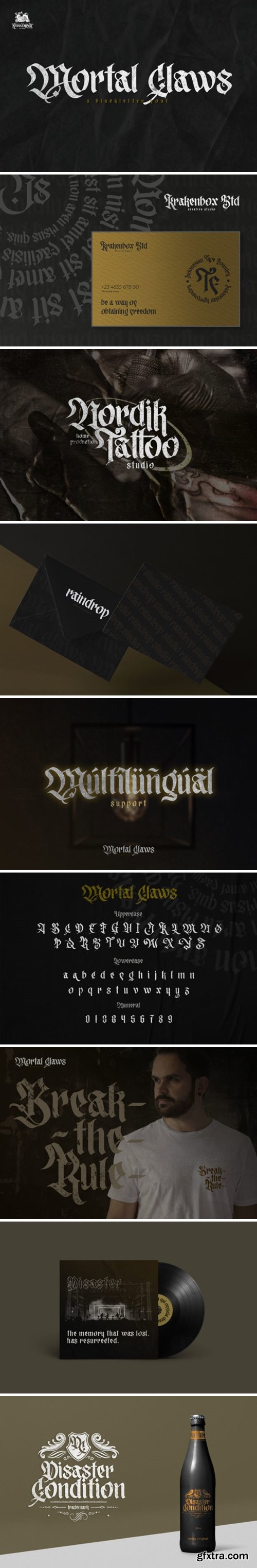 Mortal Claws Font