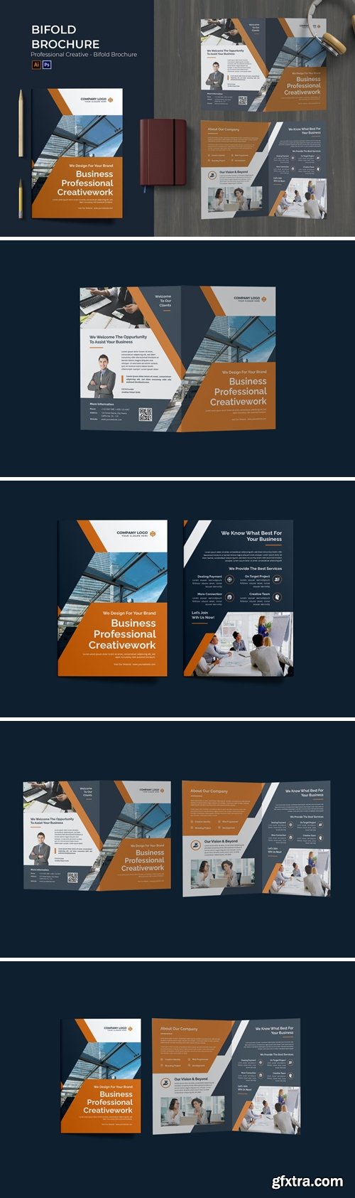 Professional Creative Bifold Brochure