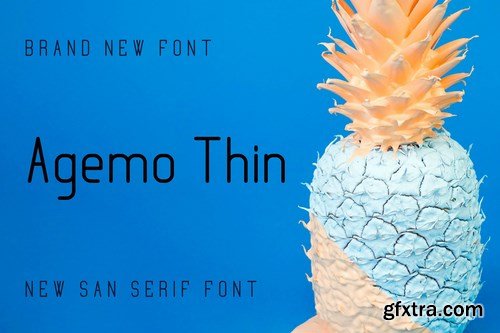 Agemo Thin Font