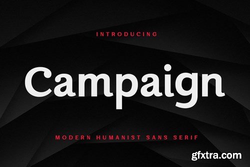 Campaign - Modern Humanist Sans Serif