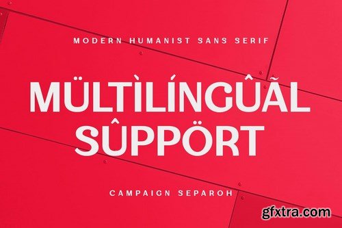 Campaign - Modern Humanist Sans Serif