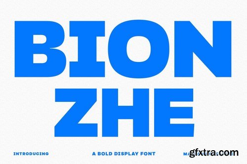 Bionzhe Display Font