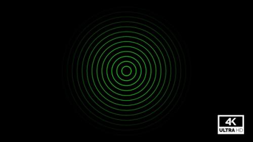 Videohive - Radio Waves Signal Animation Green V4 - 36736278 - 36736278
