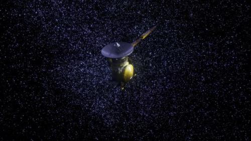 Videohive - Satellite Cassini is Approaching Saturn - 36739027 - 36739027