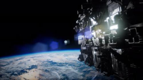 Videohive - Motherships Taking Position Over Earth for a Coming Invasion - 36739045 - 36739045