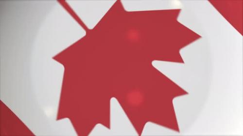 Videohive - Flag of Canada on the Plate - 36721354 - 36721354