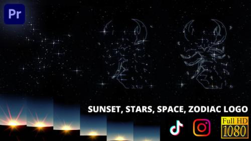 Videohive - Dream Constellation - Space Logo Reveal | Premiere Pro - 36748775 - 36748775