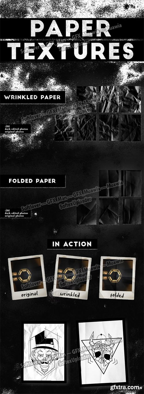 24 Paper Textures Collection