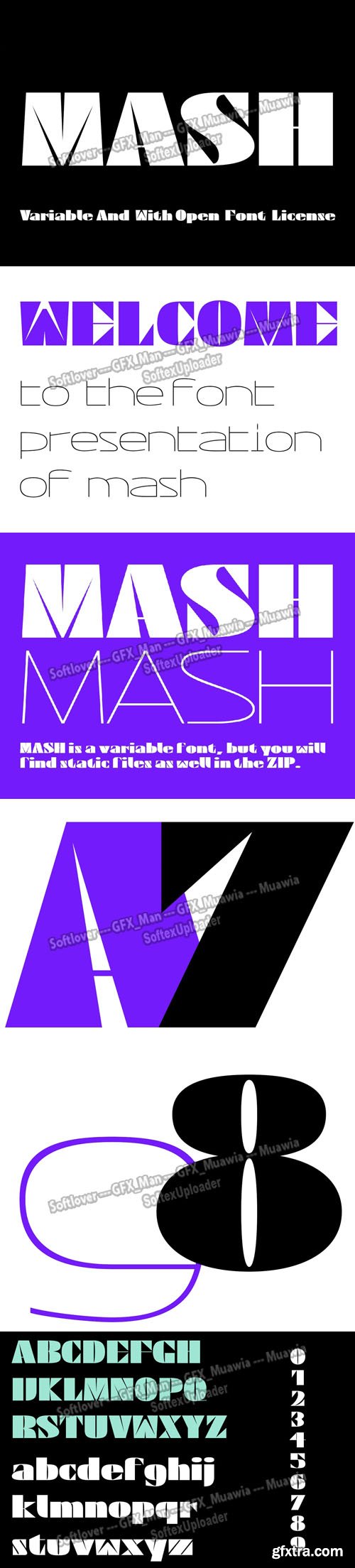 Mash - Variable Display Typeface