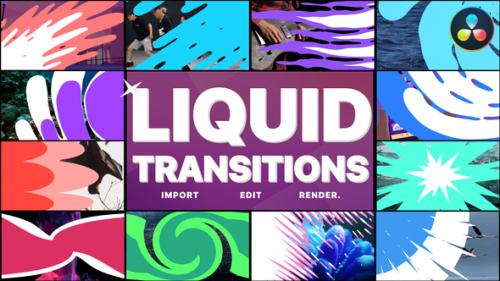 Videohive - Liquid Transitions Pack 11 | DaVinci Resolve - 36710048 - 36710048