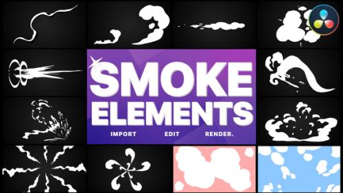 Videohive - Smoke Elements Pack 05 | DaVinci Resolve - 36710288 - 36710288