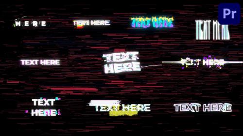 Videohive - Glitch Liquid Titles for Premiere Pro - 36745520 - 36745520