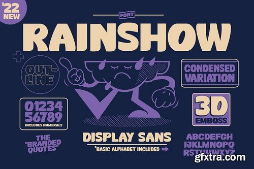 Rainshow - Display Sans
