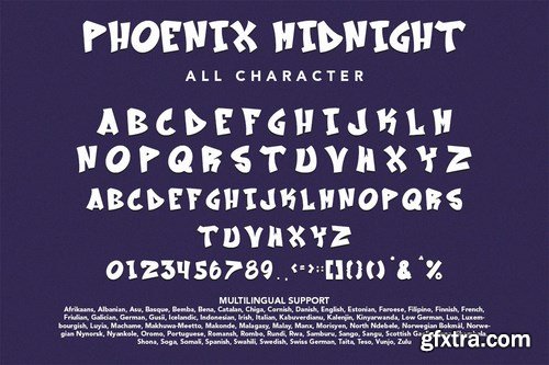 Phoenix Midnight - Graffiti Display Font