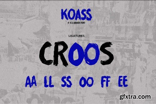 KOASS - It Is a Brush Font