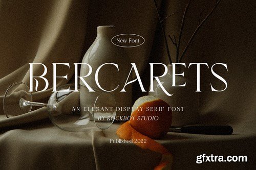 Bercarets - Elegant Display Serif Font