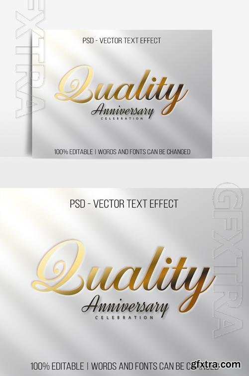 Quality vector editable 3d text style effect