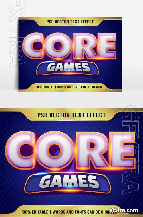 Beautiful text effect 3D Effect Games