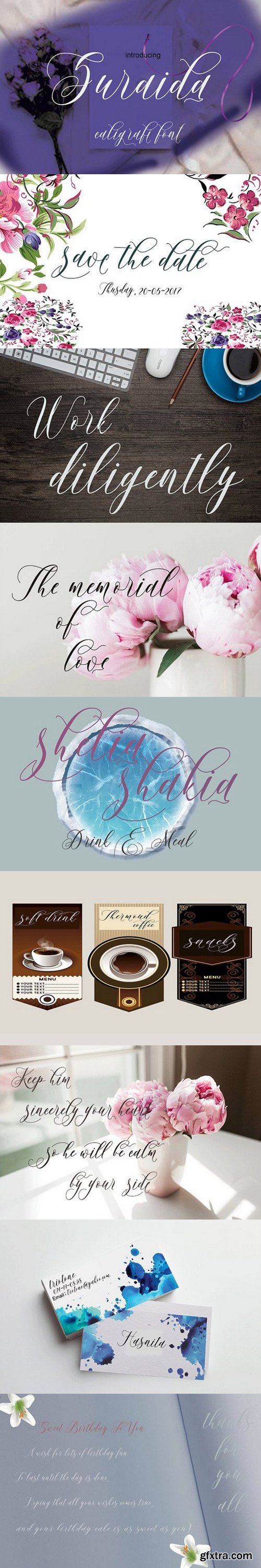 Zuraida Script Font