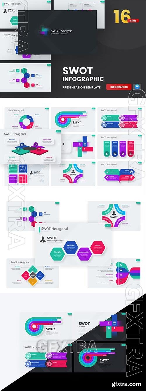 SWOT infographic Neumorph Keynote Template WRMBWZQ