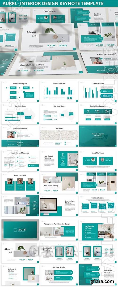 Aurri - Interior Design Keynote Template 2W8FYKM