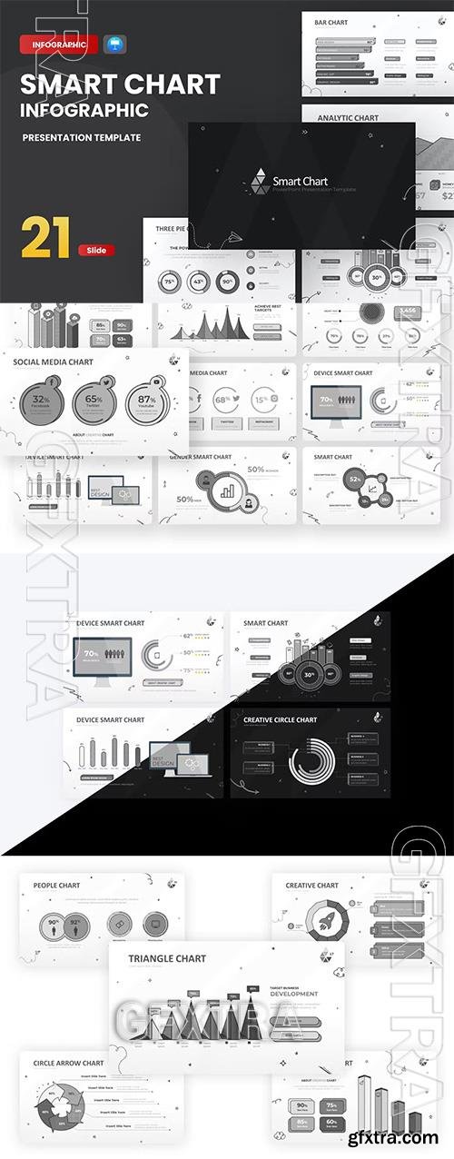 Smart Chart Infographic Doodle Keynote Template JTFK8YN