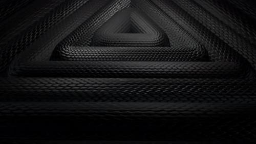 Videohive - 4k Snake Black Background 3 - 36792664 - 36792664