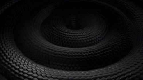 Videohive - 4k Snake Black Background 2 - 36792665 - 36792665