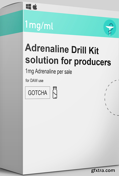 Gotcha Presents ADRENALINE Drill Drumkit WAV MiDi