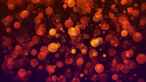 Videohive - Warm Orange Particle Moving Abstract Motion Animation Background - 36806528 - 36806528