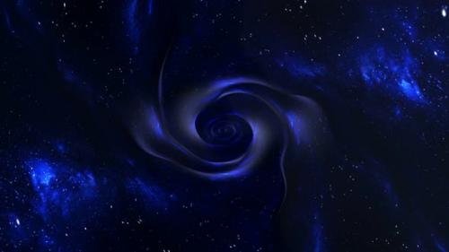 Videohive - Dreamy Dark Blue Universe, Loopable - 36813506 - 36813506