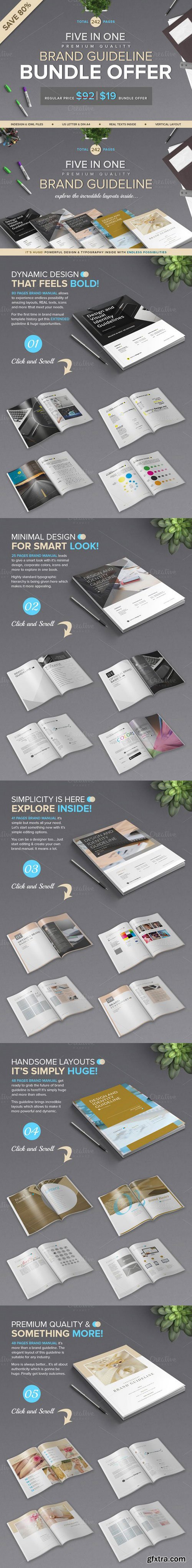 5 Brand Guidelines Bundle