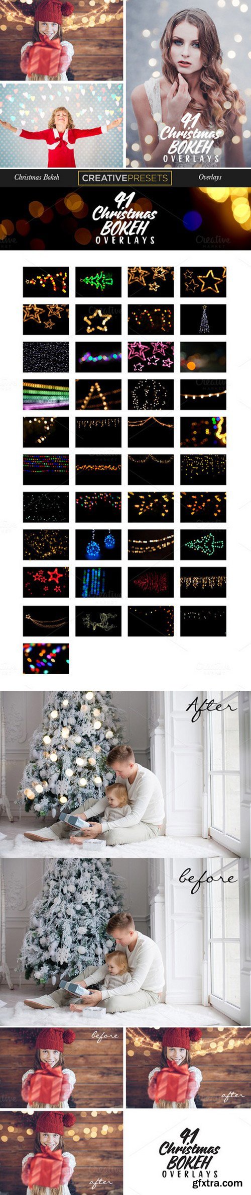 41 Christmas Creative Overlays