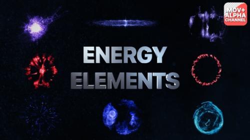 Videohive - VFX Energy Elements And Explosions | Motion Graphics Pack - 36816880 - 36816880