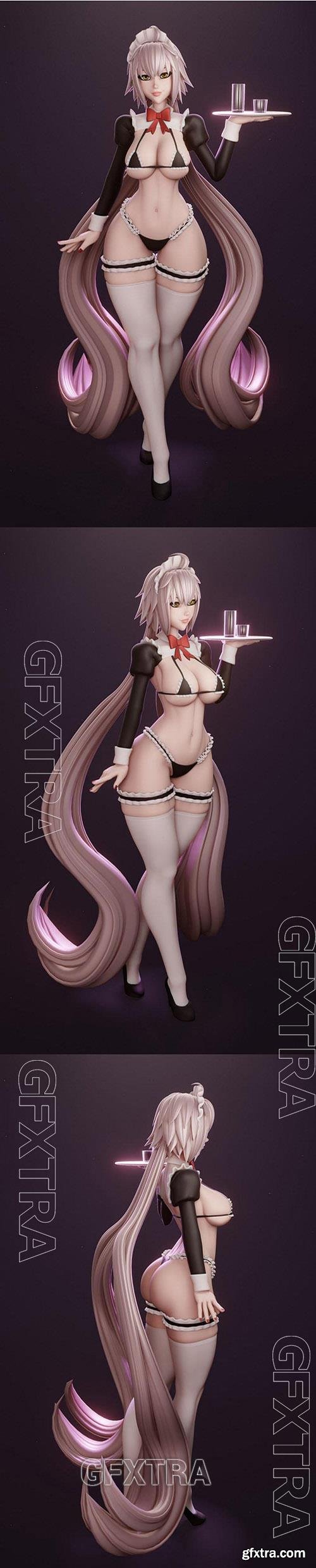 Rushzilla - Maid Jeanne 3D 