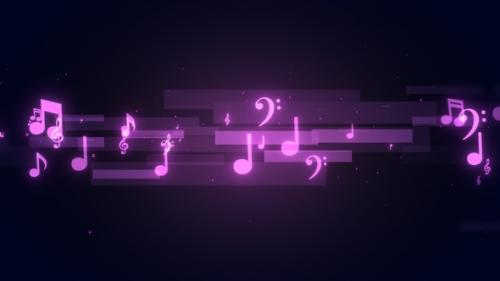 Videohive - Music Notes Background V5 - 36752090 - 36752090