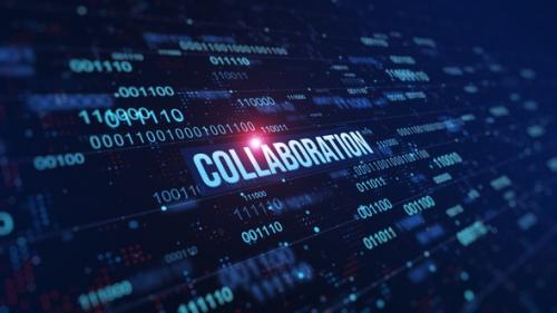 Videohive - Collaboration Digital Binary Code Background - 36752094 - 36752094