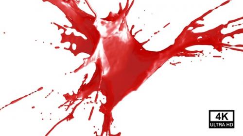 Videohive - Red Paint Drops Splash V2 - 36752107 - 36752107