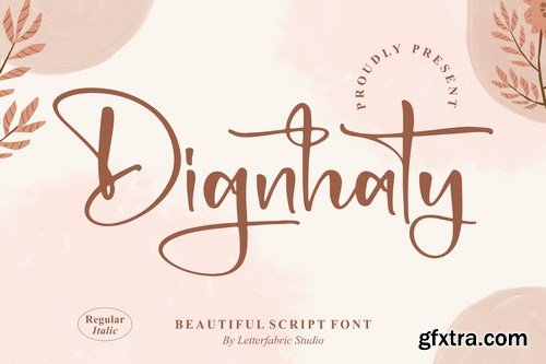 Dignhaty Beautiful Script Font