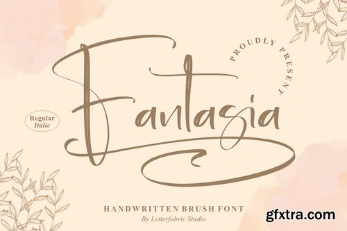 Fantasia Handwritten Brush Font