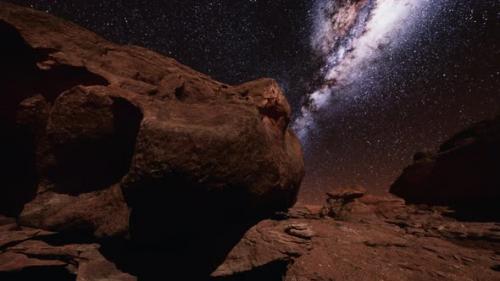 Videohive - Milky Way Over Bryce Canyon National Park of Utah - 36782114 - 36782114