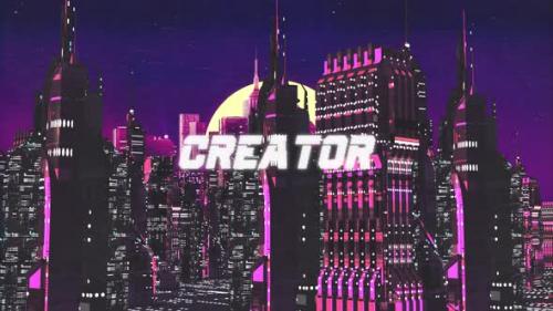 Videohive - Retro Cyber City Background Creator - 36783118 - 36783118
