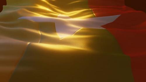 Videohive - Myanmar - Atmospheric Flag - 36784070 - 36784070