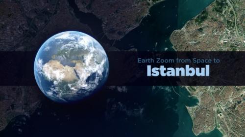 Videohive - Istanbul (Turkey) Earth Zoom to the City from Space - 36786331 - 36786331