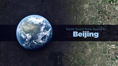 Videohive - Beijing (China) Earth Zoom to the City from Space - 36786334 - 36786334