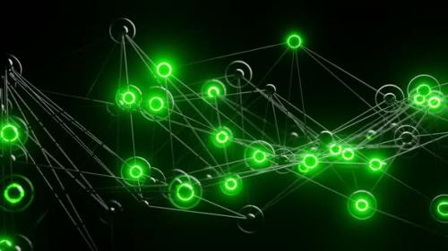 Videohive - Abstract Green Plexus Background - 36751601 - 36751601