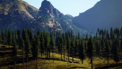 Videohive - Aerial View of Canadian Rockies Mountain - 36782007 - 36782007