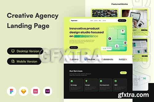 Creative Agency Landing Page UI KIT